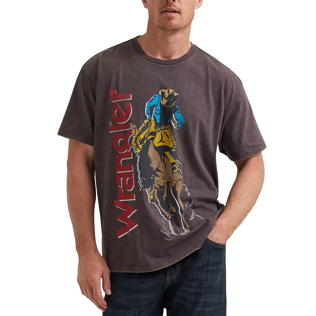 T-shirt graphique Wrangler Silent Rider pour homme