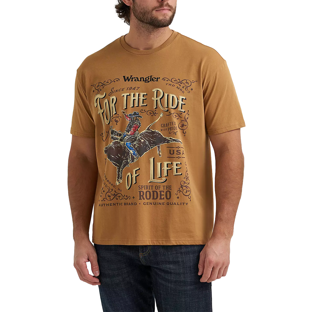 T-shirt graphique Wrangler Silent Rider pour homme