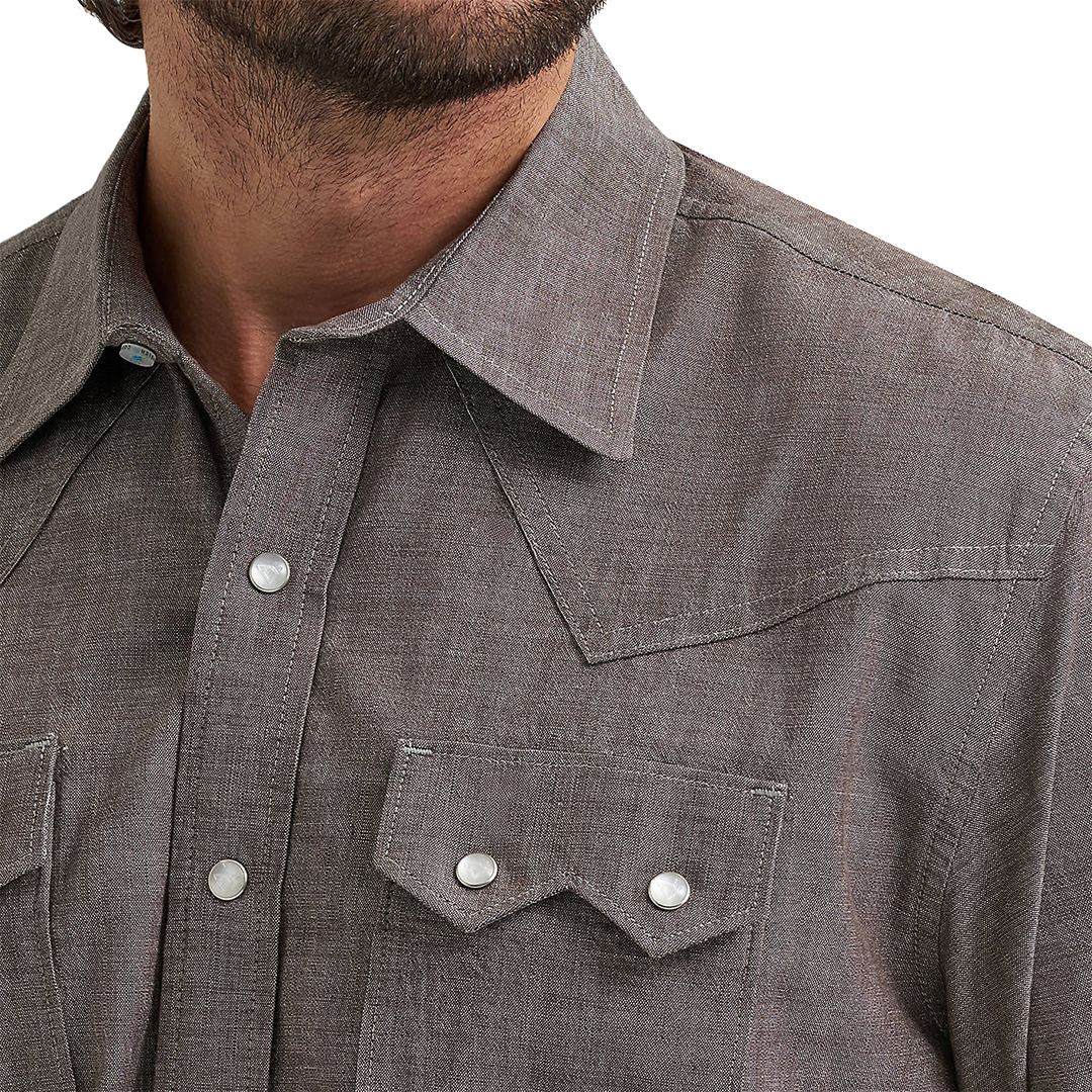Wrangler Men's Cody Johnson Long Sleeve Snap Shirt