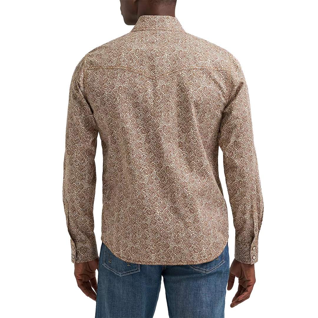 Wrangler Men's Retro Premium Long Sleeve Snap Shirt