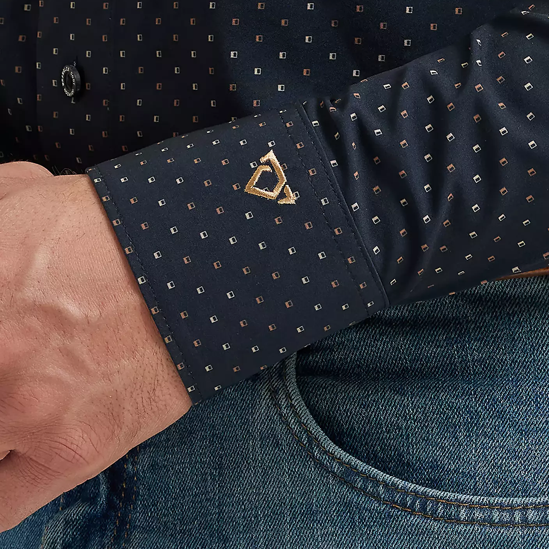 Chemise à manches longues boutonnée à motif écossais Wrangler Rétro Premium pour homme
