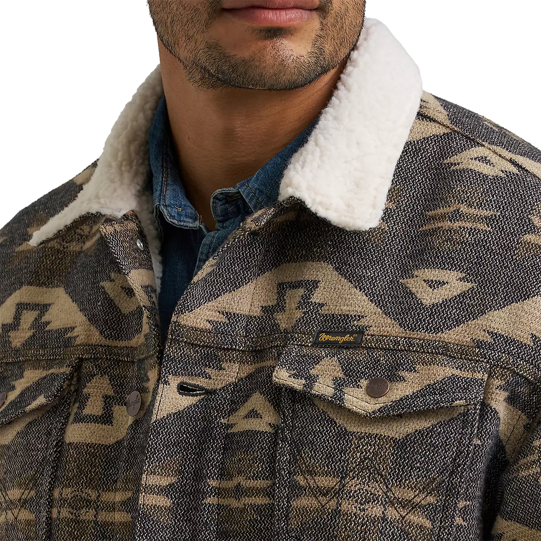 Veste à capuche en flanelle Wrangler RIGGS Workwear pour homme