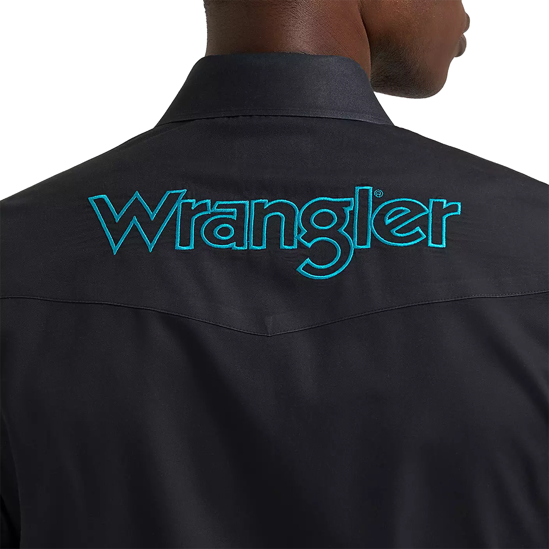 Chemise à manches longues boutonnée à motif écossais Wrangler Rétro Premium pour homme