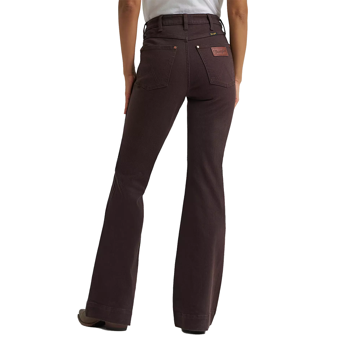 Wrangler Women's Retro Bailey High Rise Colorwash Trouser Jeans