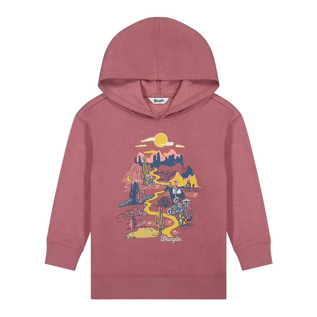 Sweat à capuche graphique pour filles Wrangler