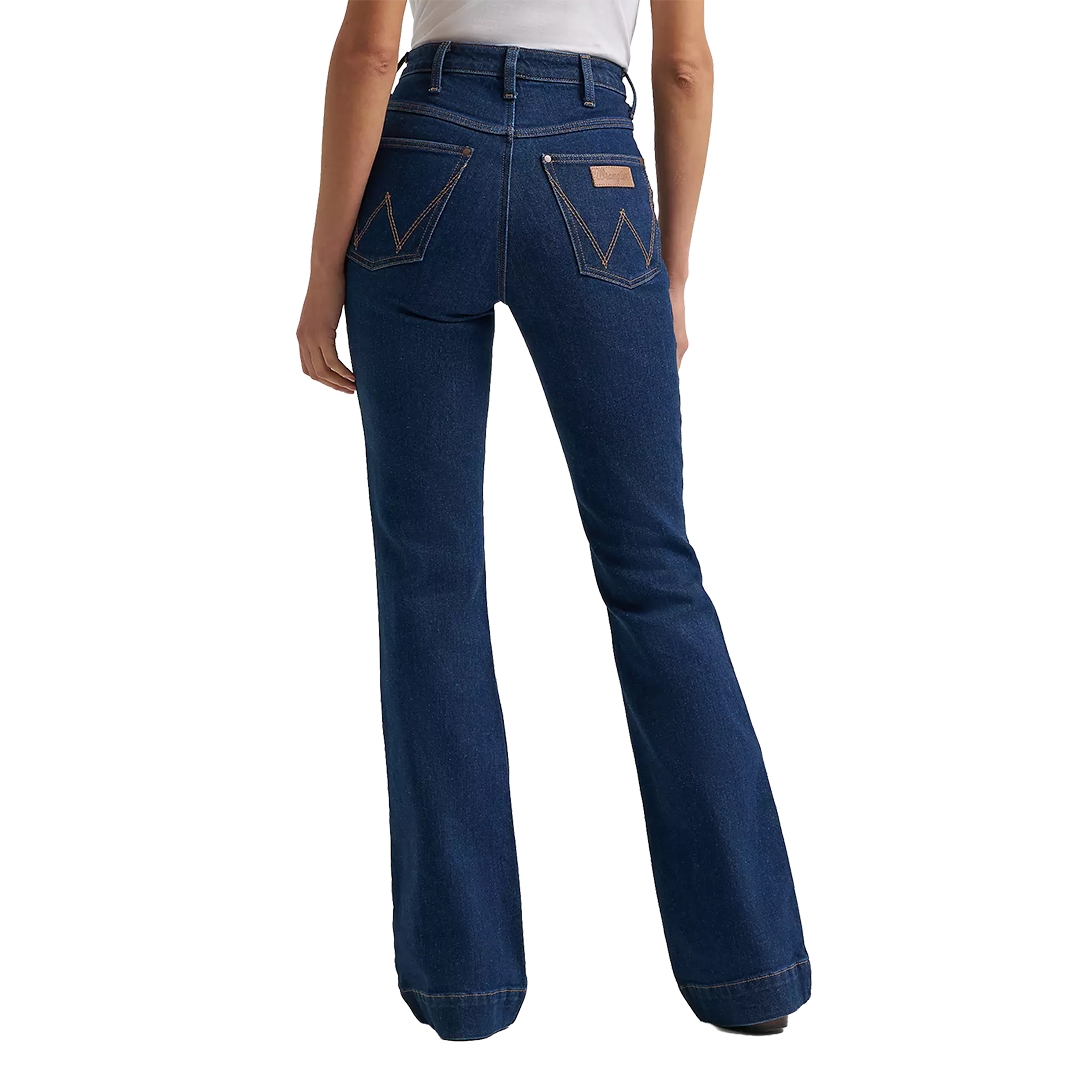Wrangler Women's High Rise Bell Trouser Wrangler Riding Jean