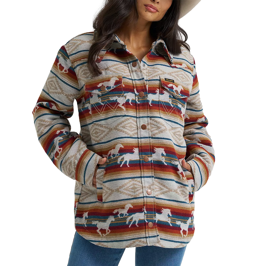 Surchemise jacquard Wrangler pour femme