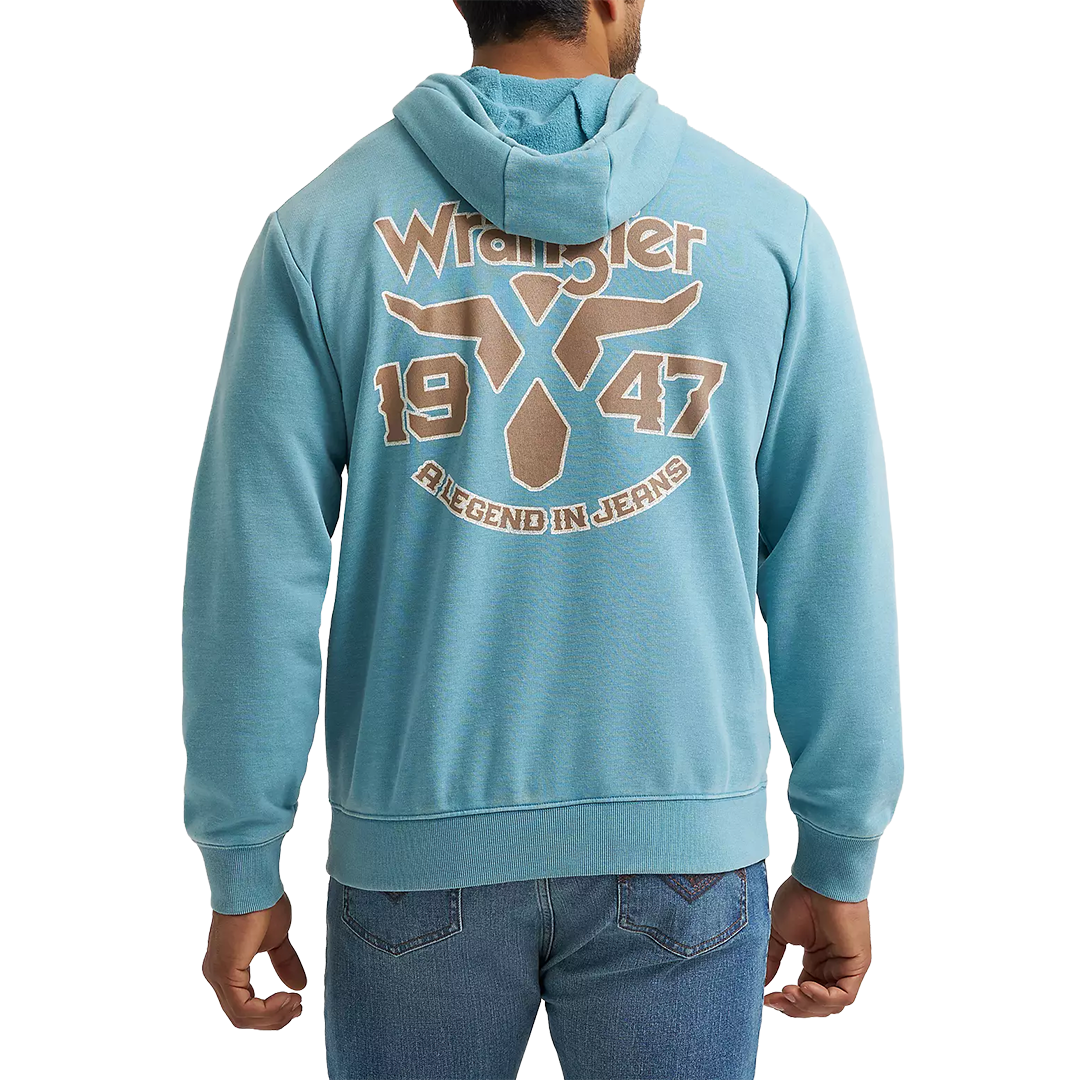 Wrangler Pull à capuche pour homme Long Live Cowboys