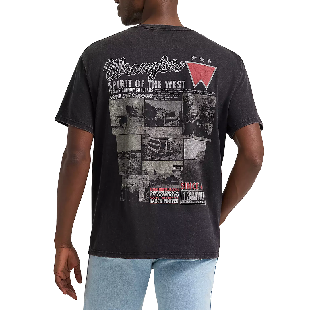 Wrangler Men's Ranch Archive Graphic T-Shirt