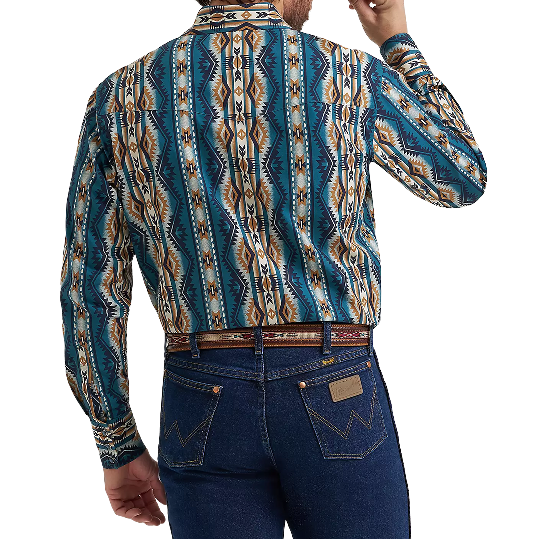 Wrangler Men's Checotah Long Sleeve Snap Shirt