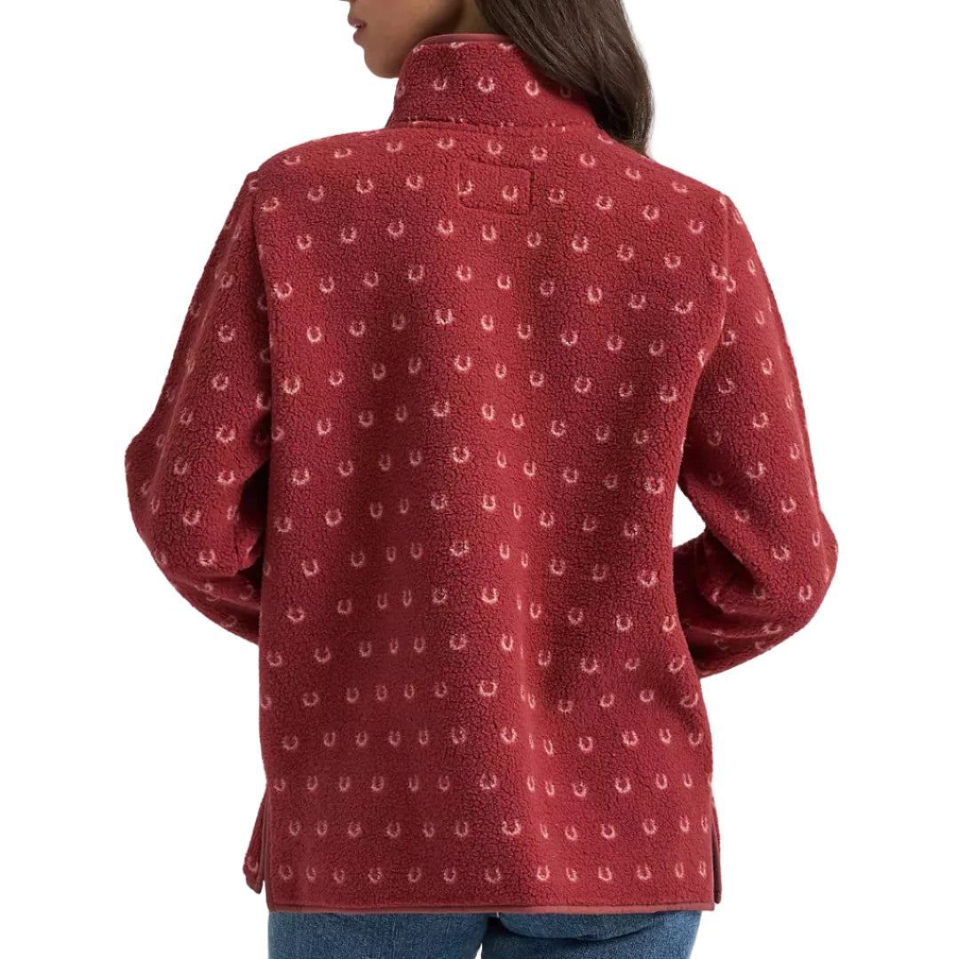 Wrangler Women's High Plains Sherpa Zip Pullover