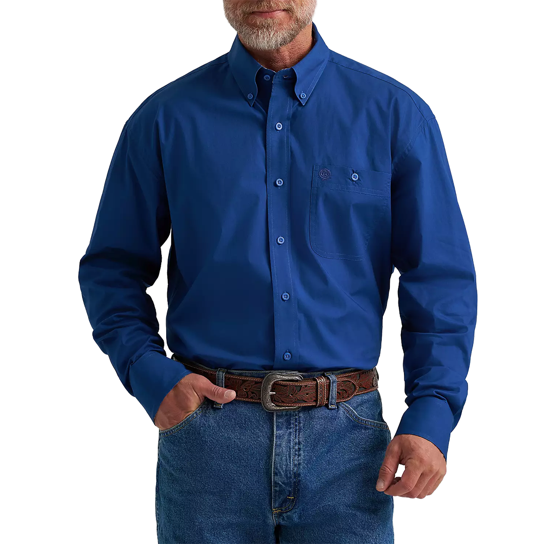 Wrangler Men's George Strait Long Sleeve Button Shirt