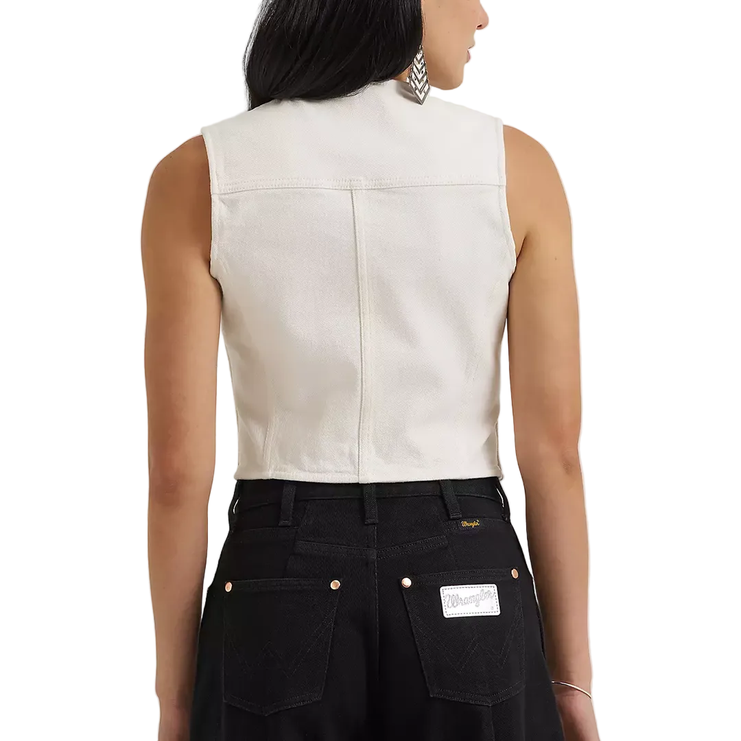 Wrangler Women's Lainey Wilson Iconic Denim Vest