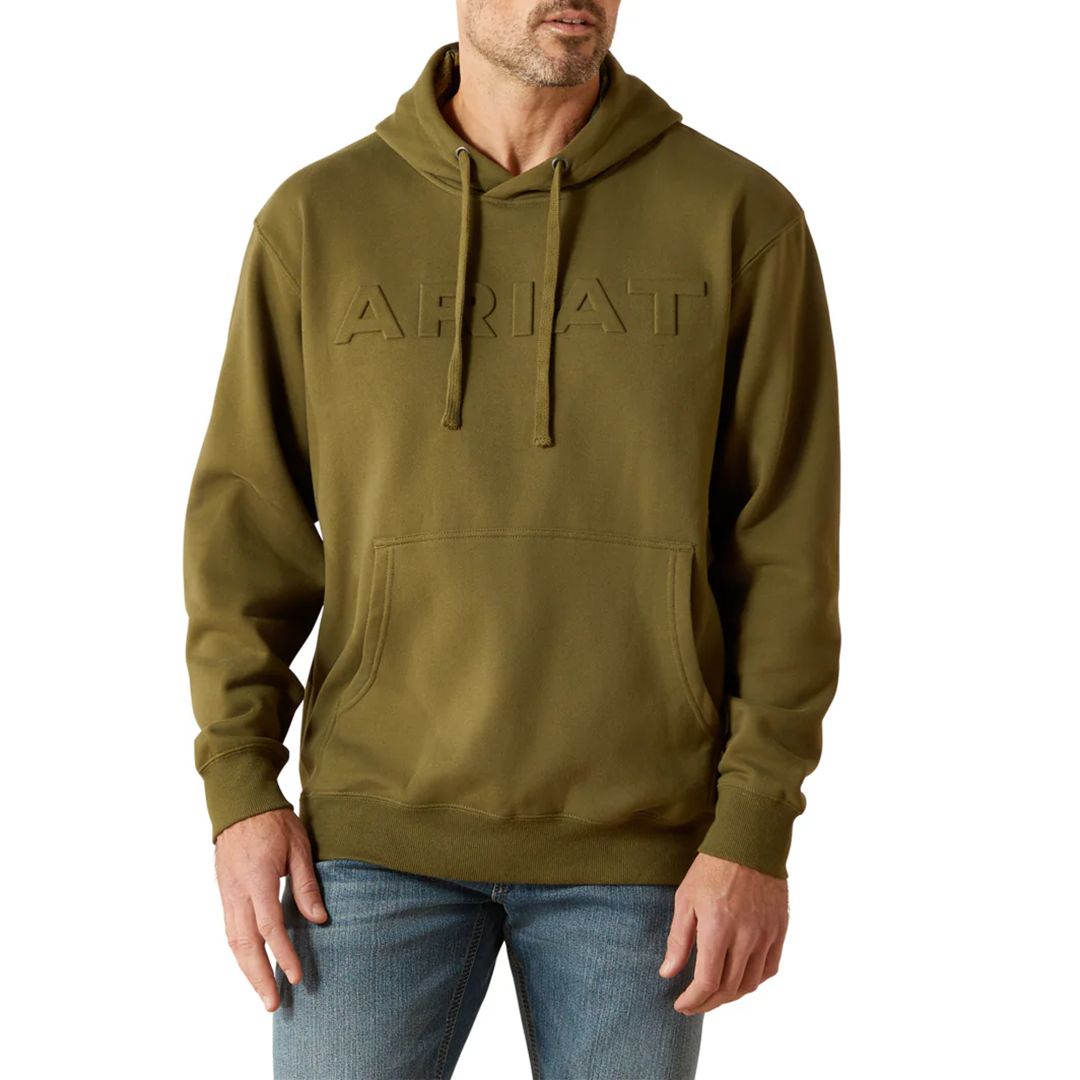Ariat Men's Moss Embossed Logo Hoodie