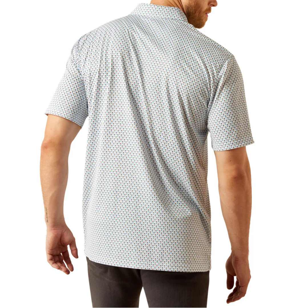 Ariat Men's Geometric Print Polo