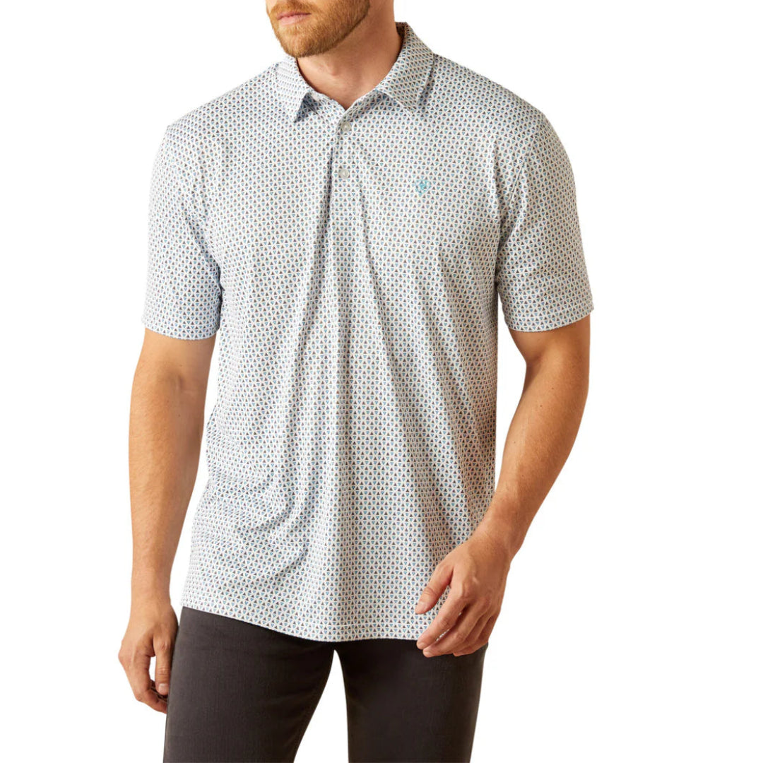 Ariat Men's Geometric Print Polo