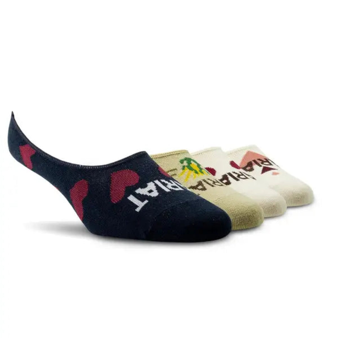 Ariat Women's No Slip No Show Sock 4Pk