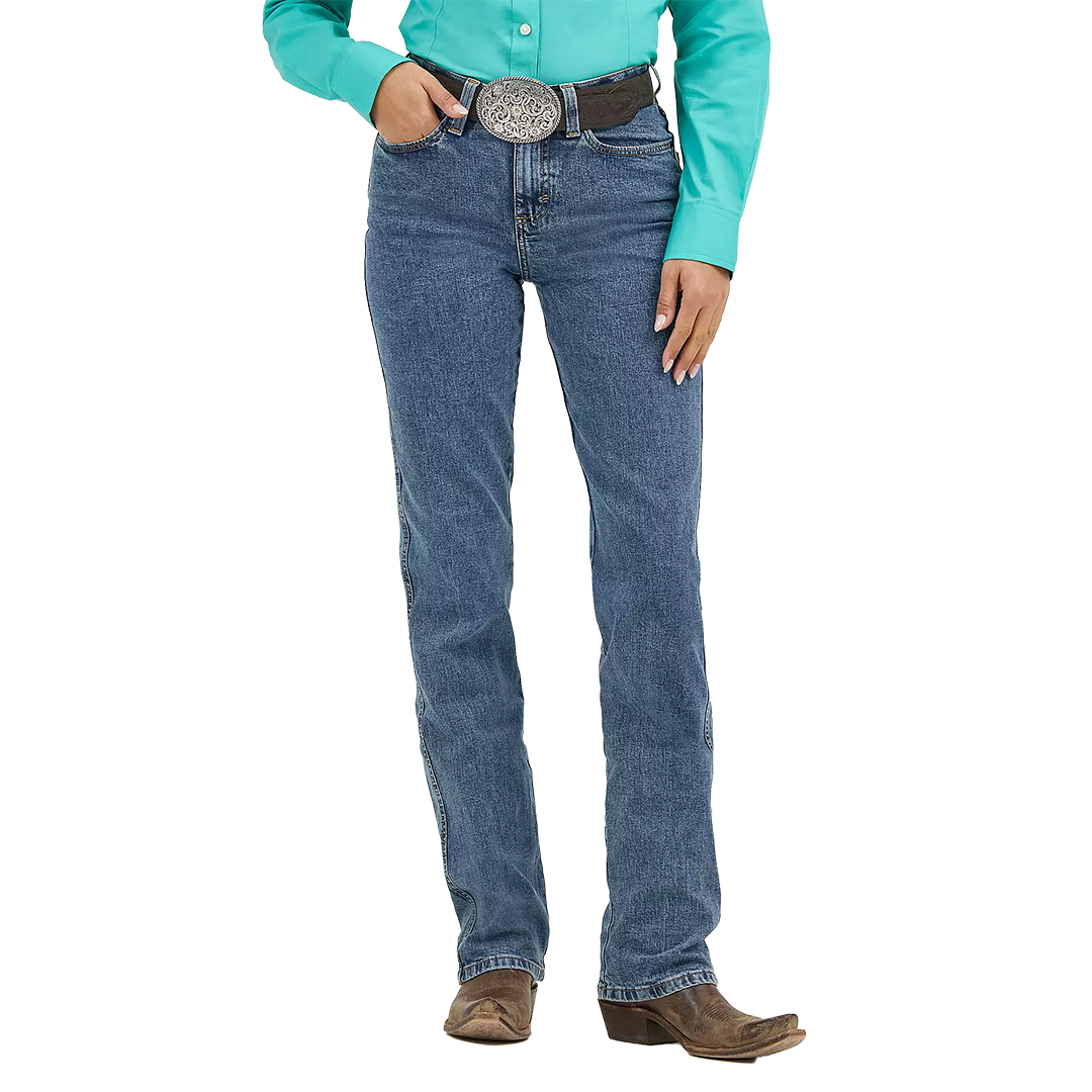 Wrangler Women's Cowboy Cut Slim Fit Stretch Jeans