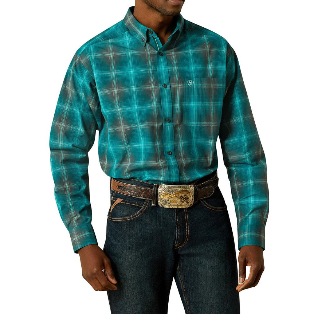 Ariat Men's Pro Series Bear Classic Fit Long Sleeve Button Shirt