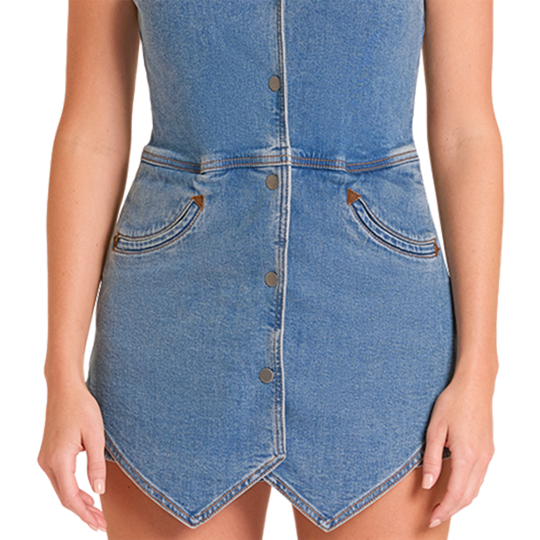 Rock & Roll Denim Women's Sleeveless Vest Roper