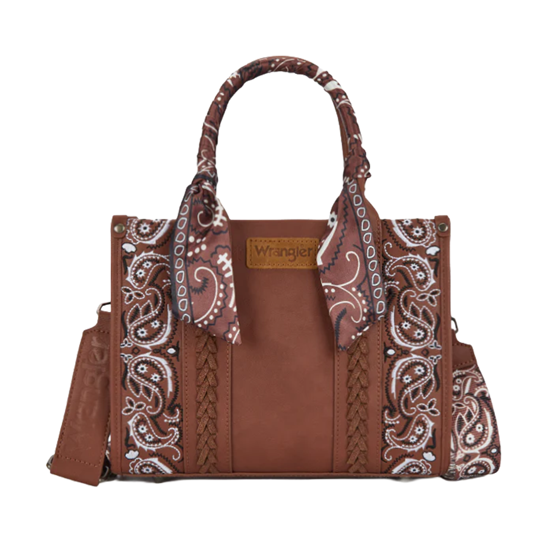 Wrangler Women's Western Desert Paisley Tote Bag