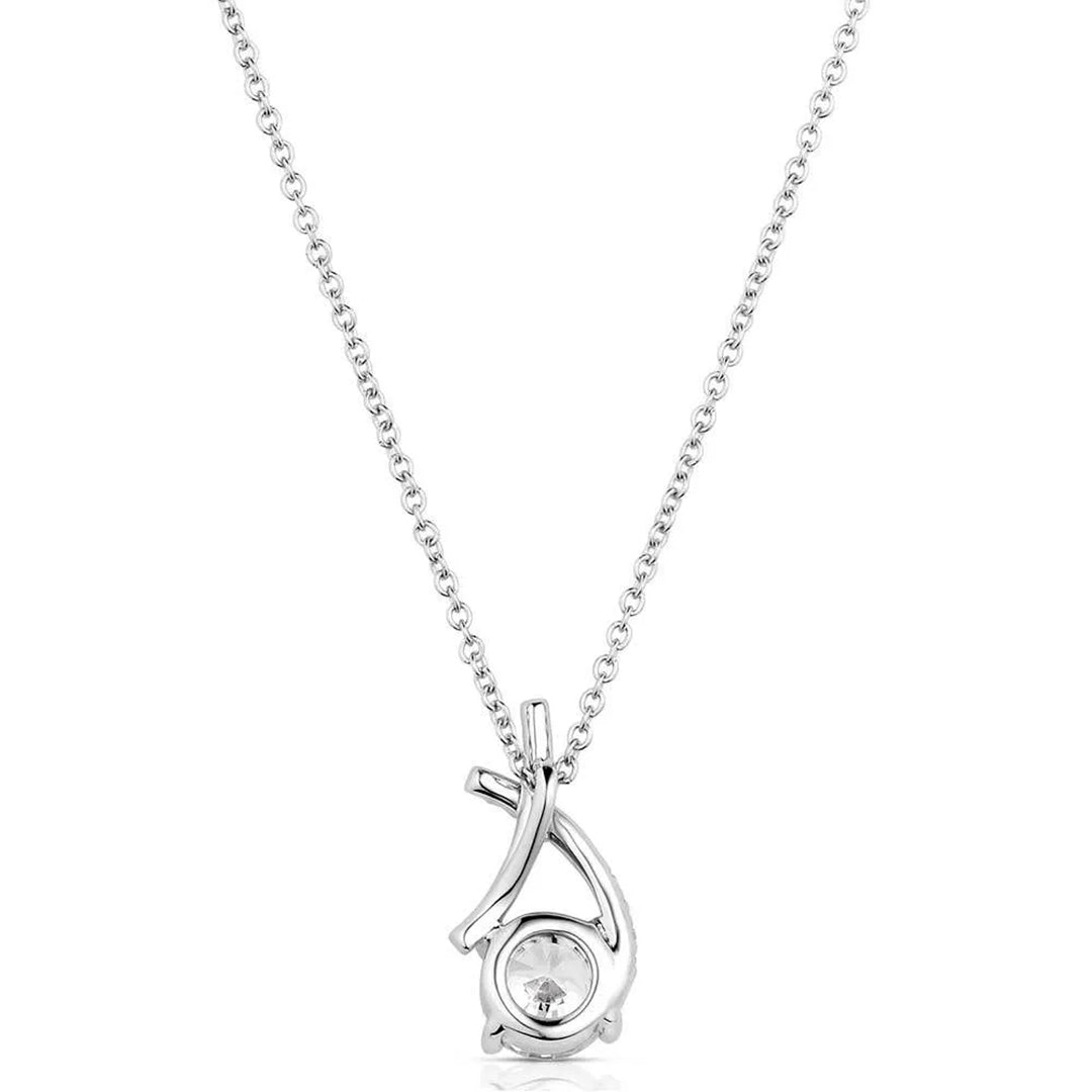 Montana Silversmiths Hugs & Kisses Crystal Necklace