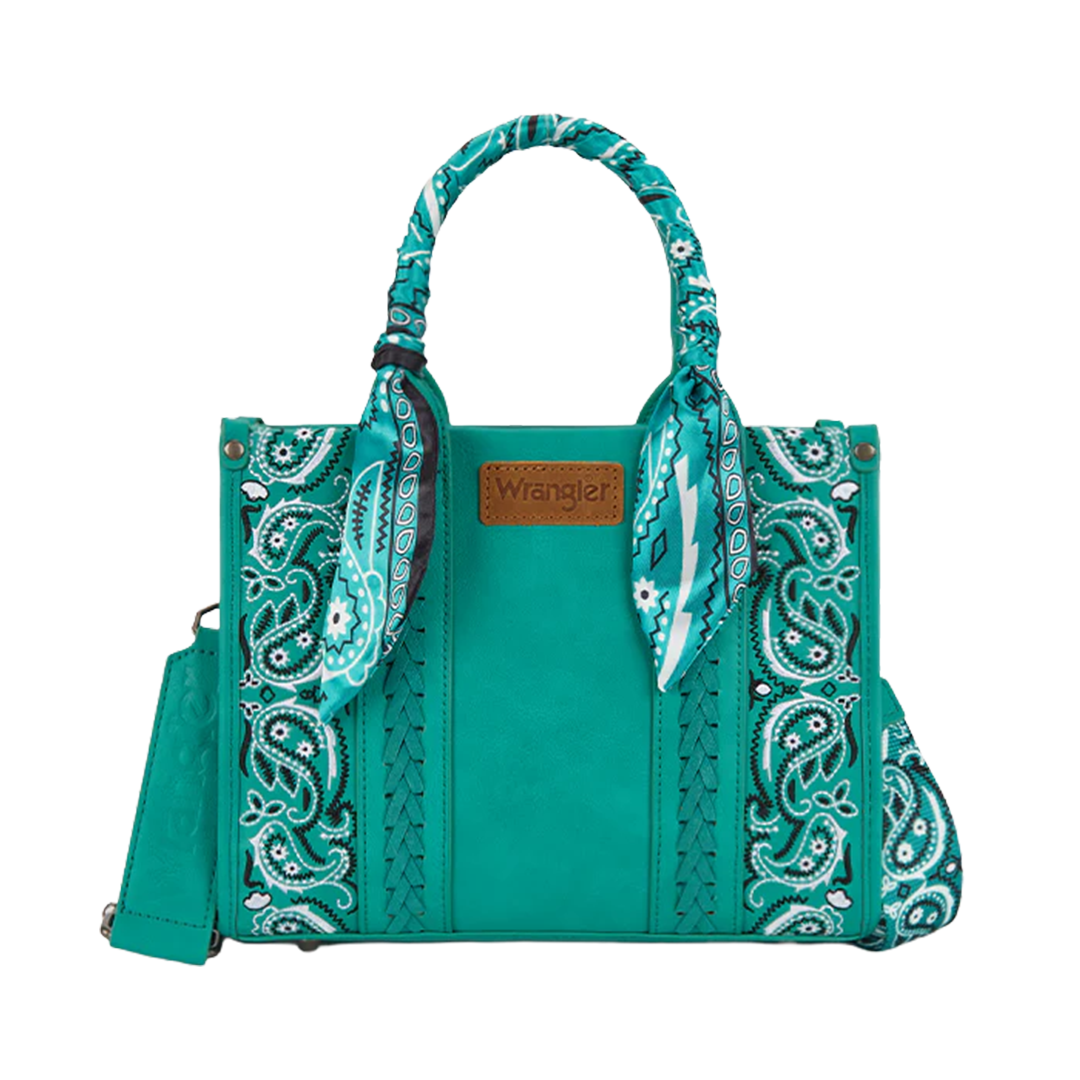 Wrangler Women's Western Desert Paisley Tote Bag
