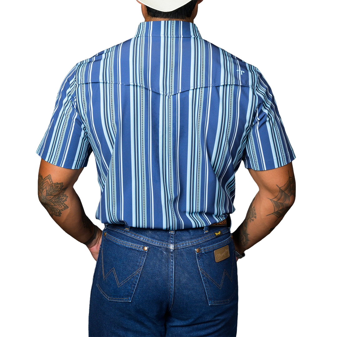 Ferrell Men's The James Short Sleeve Snap Shirt