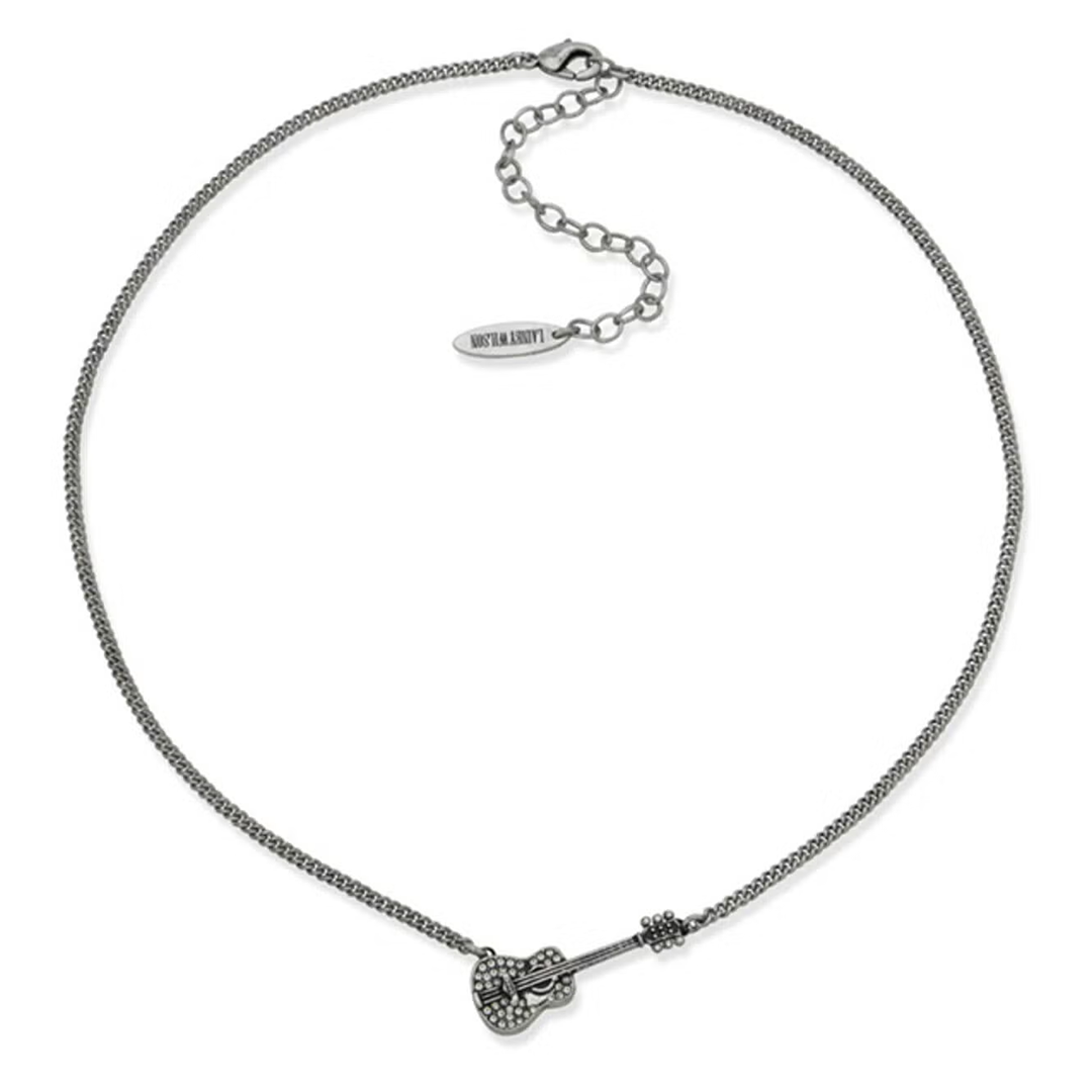 Lainey Wilson Pave Guitar Pendant Necklace