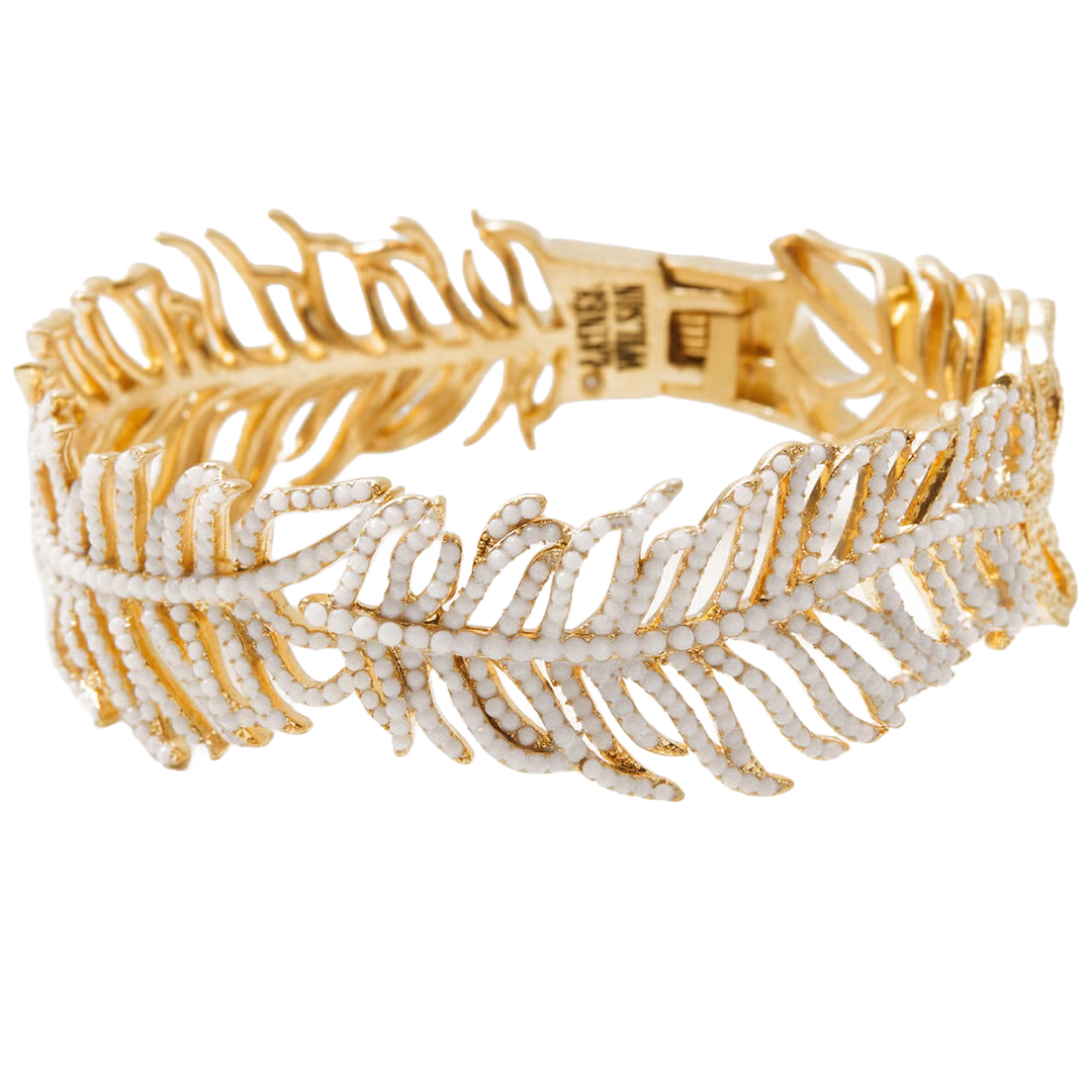 Lainey Wilson Feather Bangle Bracelet