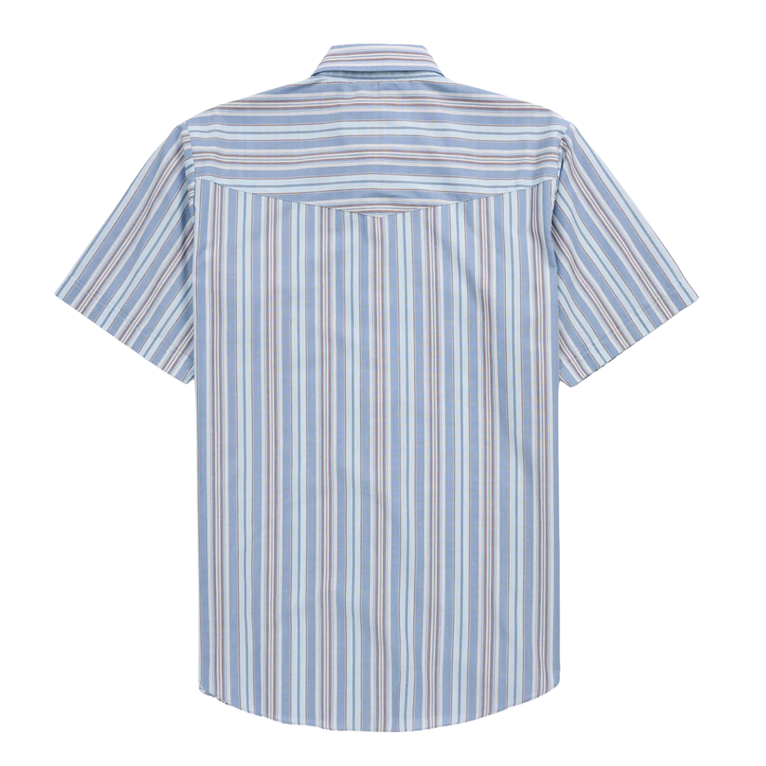 Chemise à manches courtes à boutons pression à carreaux Ely Cattleman pour homme