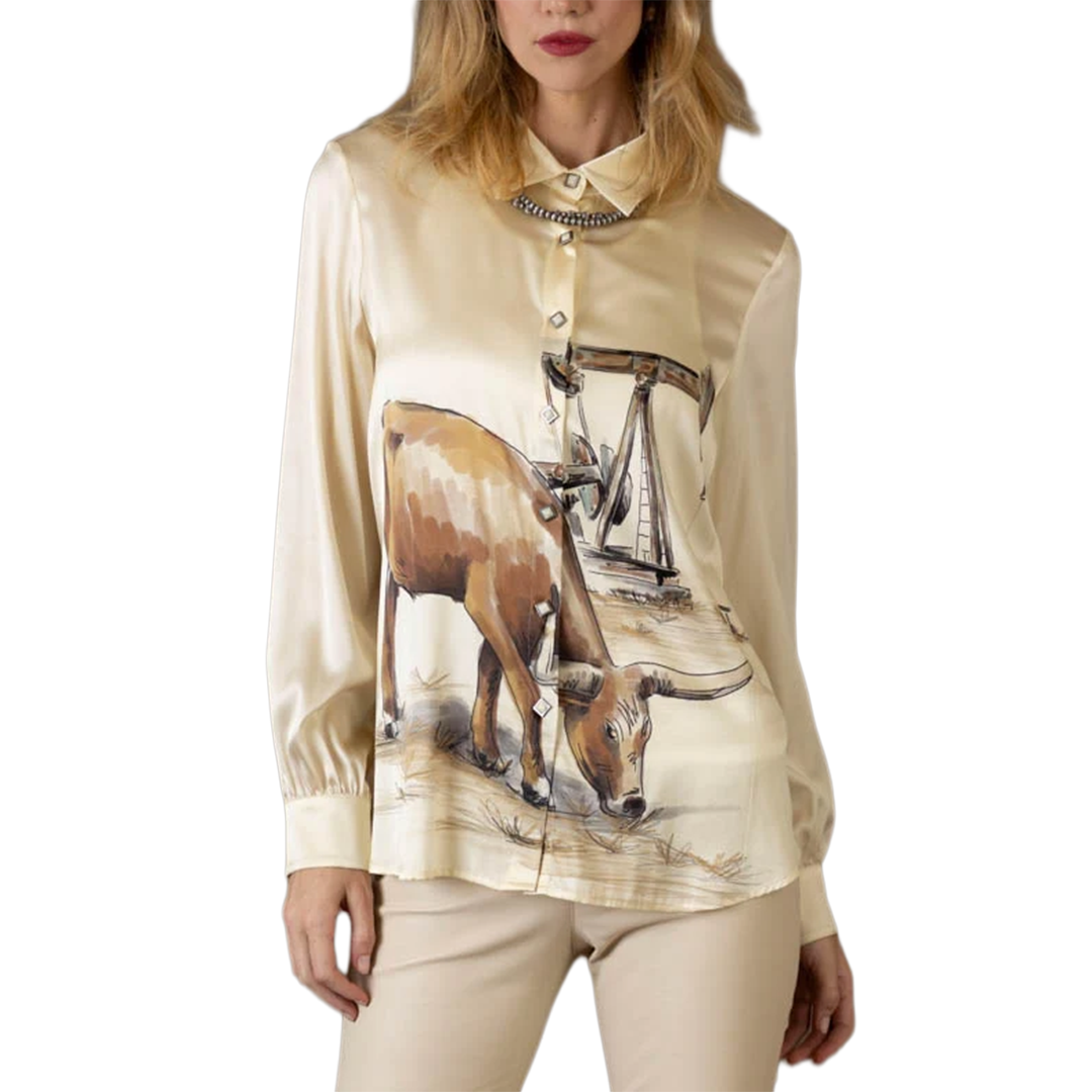 Chemise à manches longues Jane pour femme Kimes Ranch