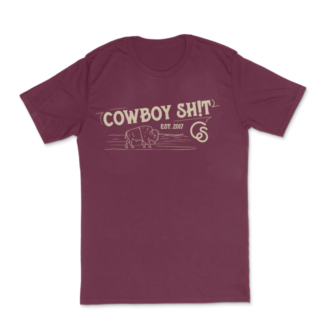 Cowboy Sh!t Men's Buffalo T-Shirt