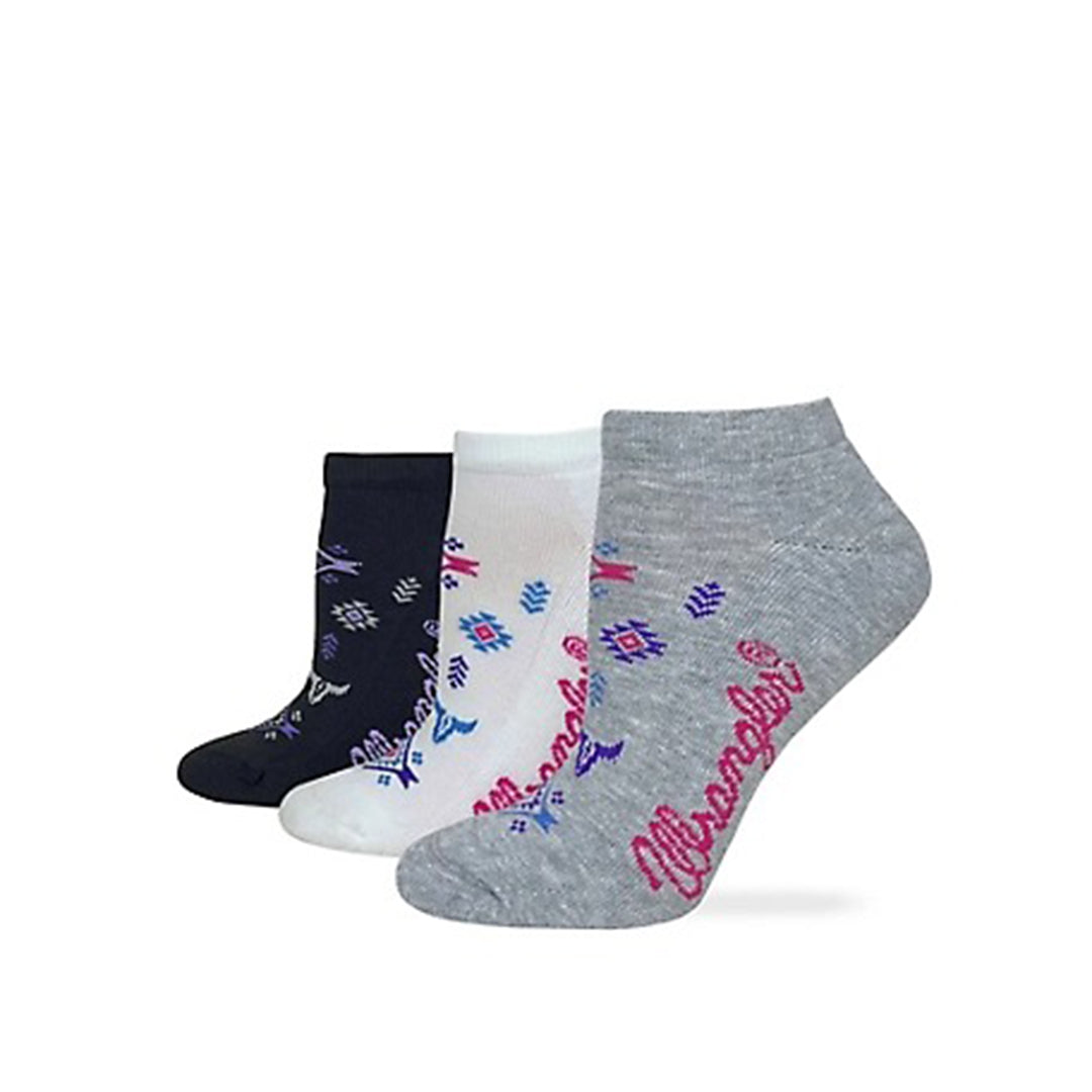 Chaussettes courtes Wrangler pour femme – Lot de 3, amusantes et confortables à porter toute l'année