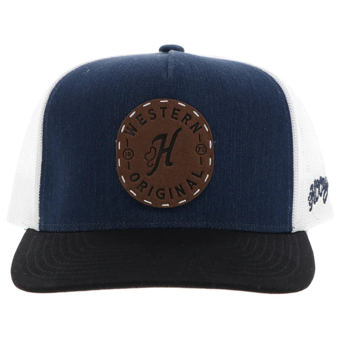 Hooey Brands Men's Spur Leather Circle Patch Cap