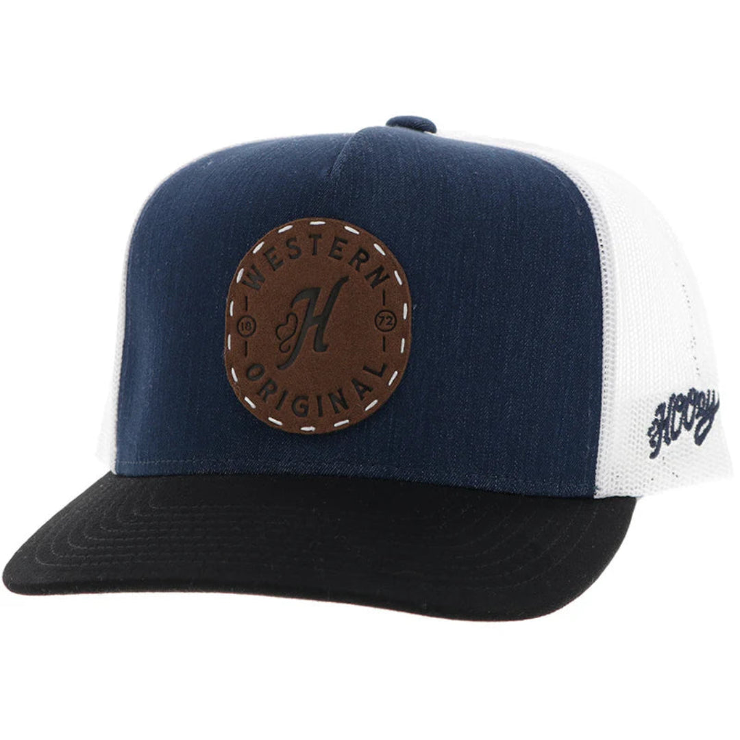 Hooey Brands Men's Spur Leather Circle Patch Cap