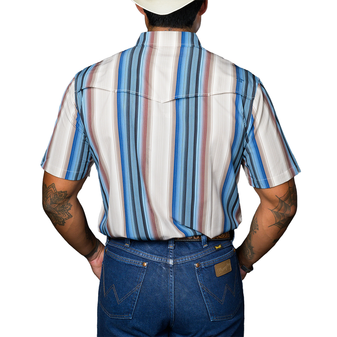 Chemise boutonnée à manches courtes Ariat Pro Series Cal Classic Fit pour homme