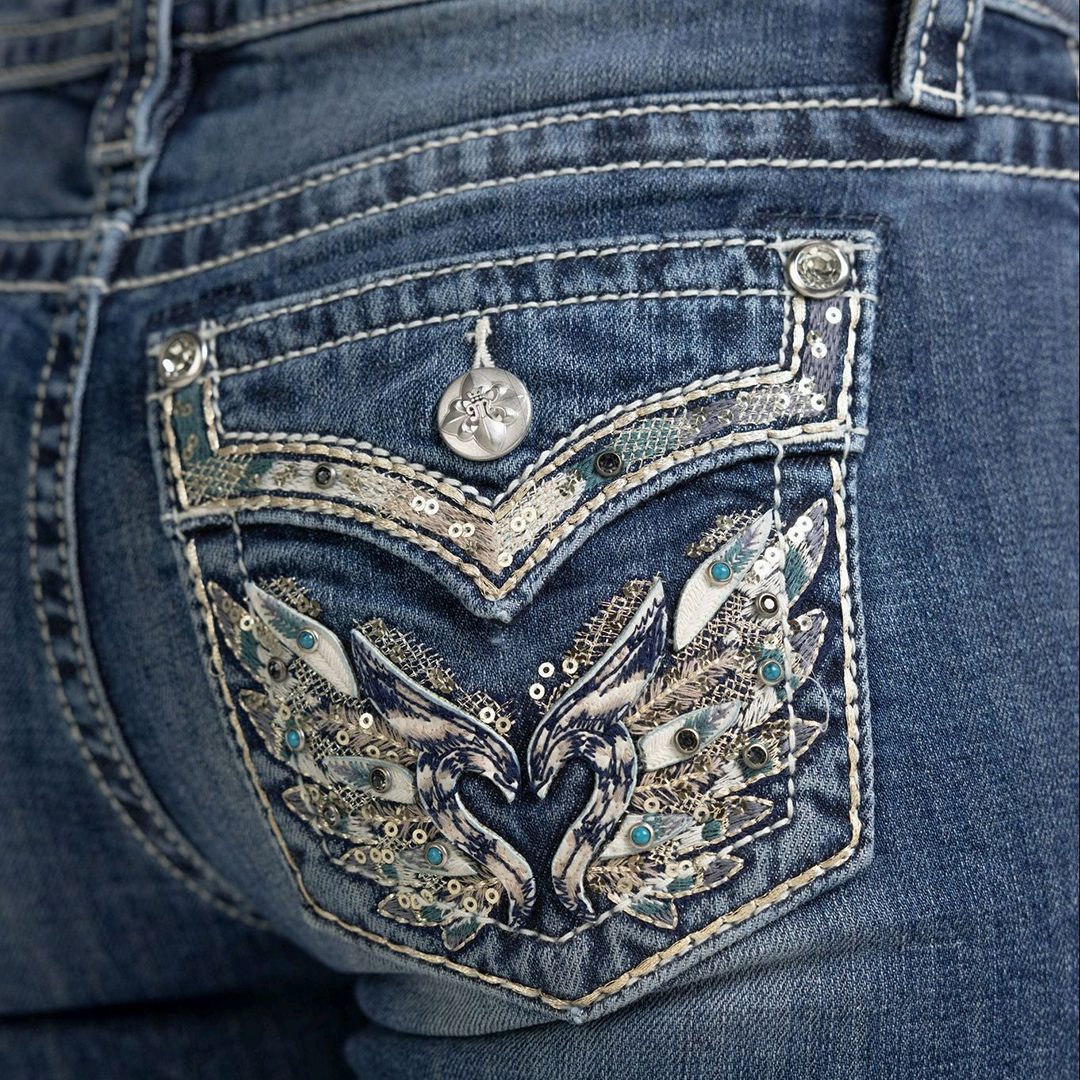 Jean Bootcut Femme Marleigh Wings Miss Me