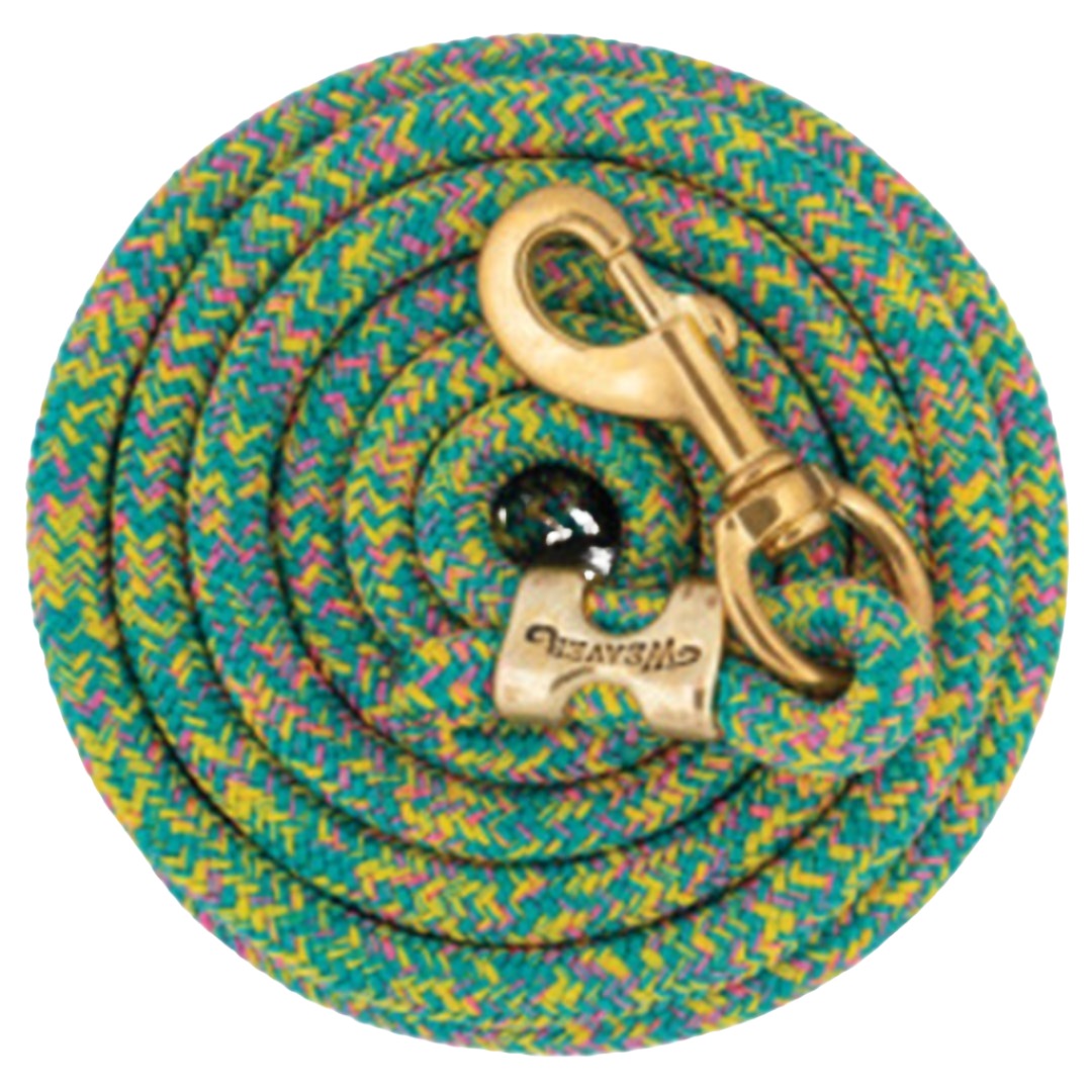 Weaver Poly Lead Rope W/a Solid Brass 225 Snap