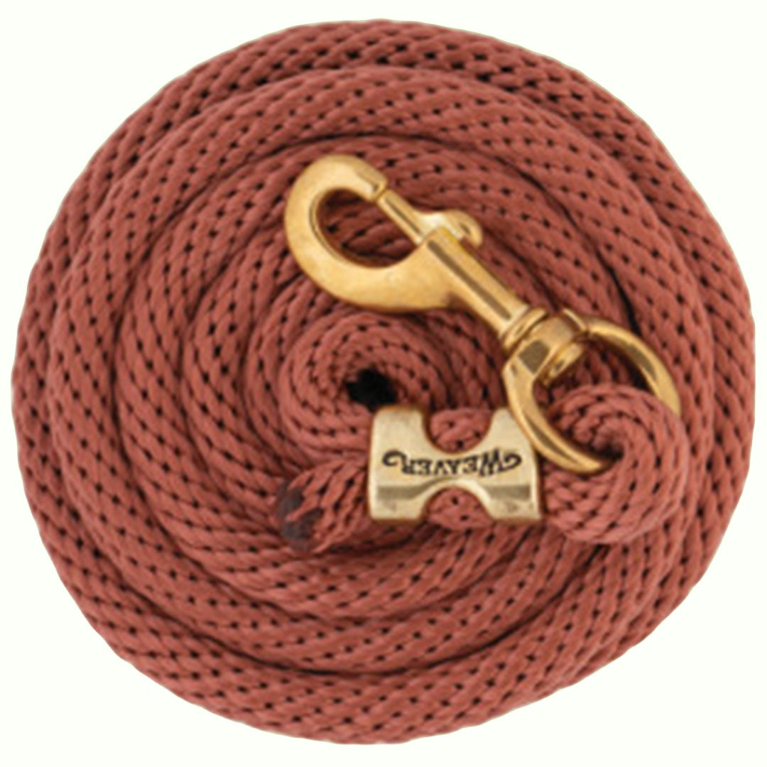 Weaver Poly Lead Rope W/a Solid Brass 225 Snap