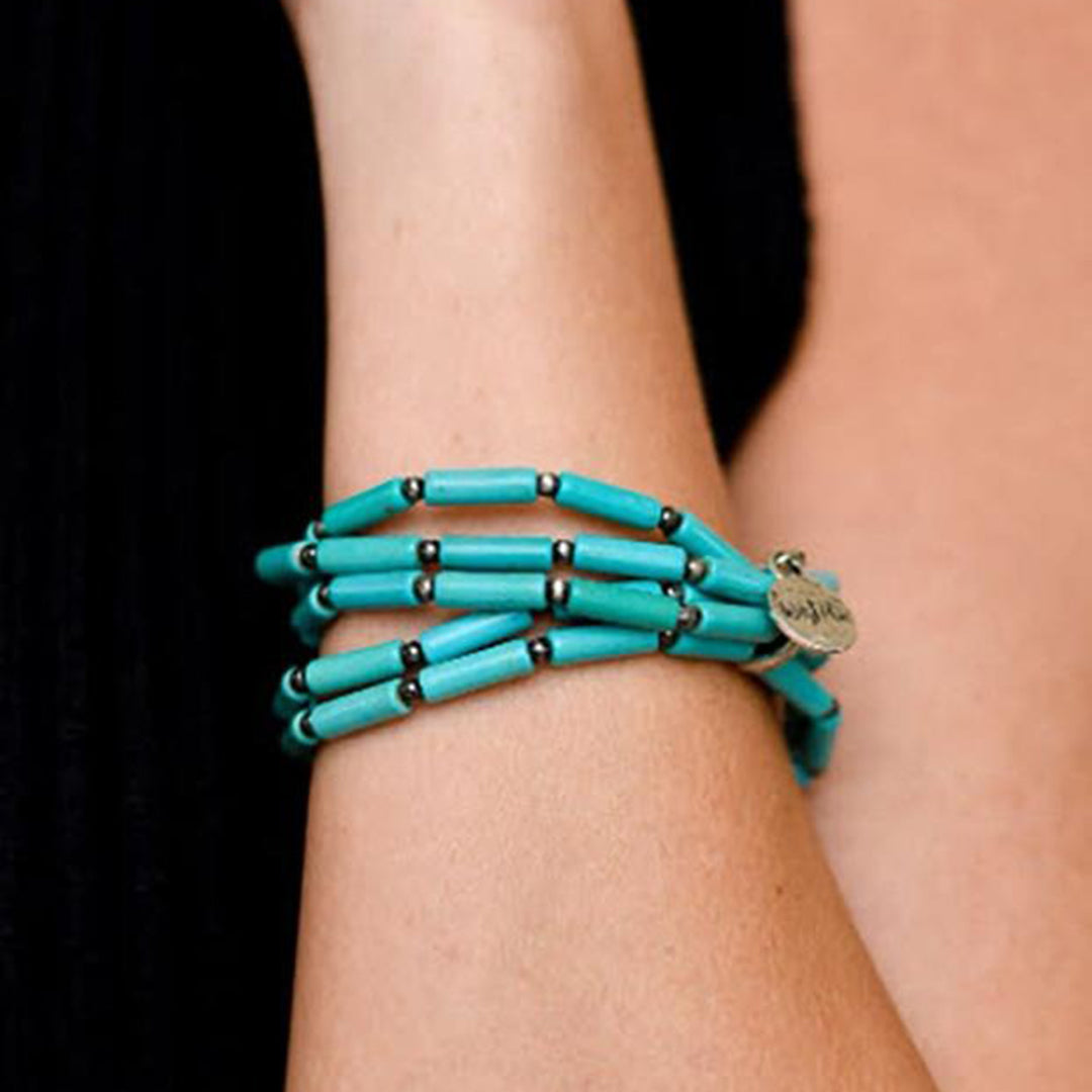West & Co Jewelry 5 Strand Turquoise Beaded Bracelet