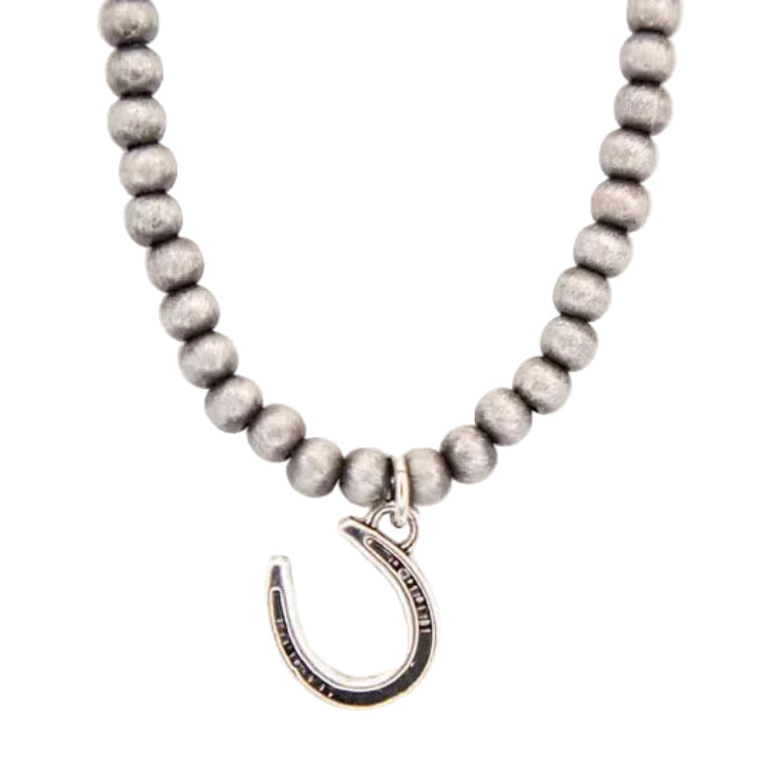 West & Co Jewelry Horseshoe Charm Necklace