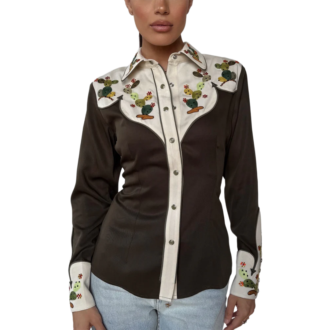 Chemise à manches longues boutonnée à motif écossais Wrangler Rétro Premium pour homme