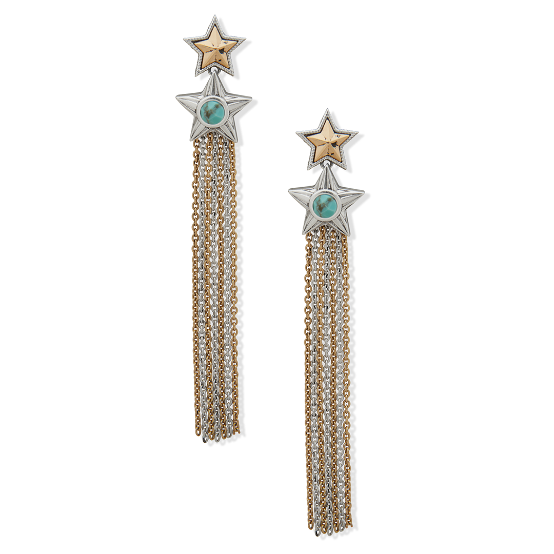 Boucles d'oreilles pendantes Lainey Wilson Star Chain