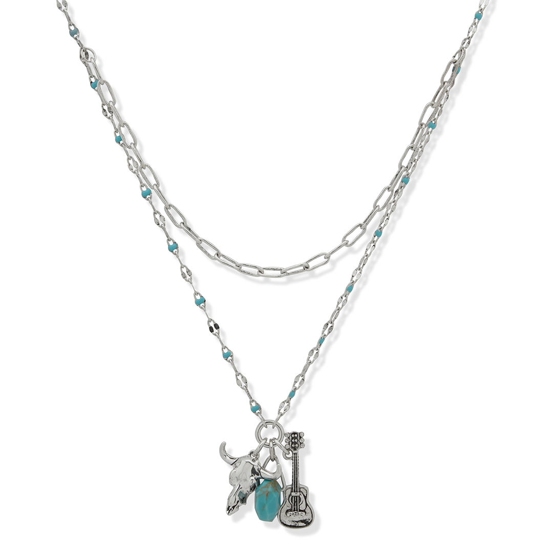 Lainey Wilson Guitar Charm 16" Necklace