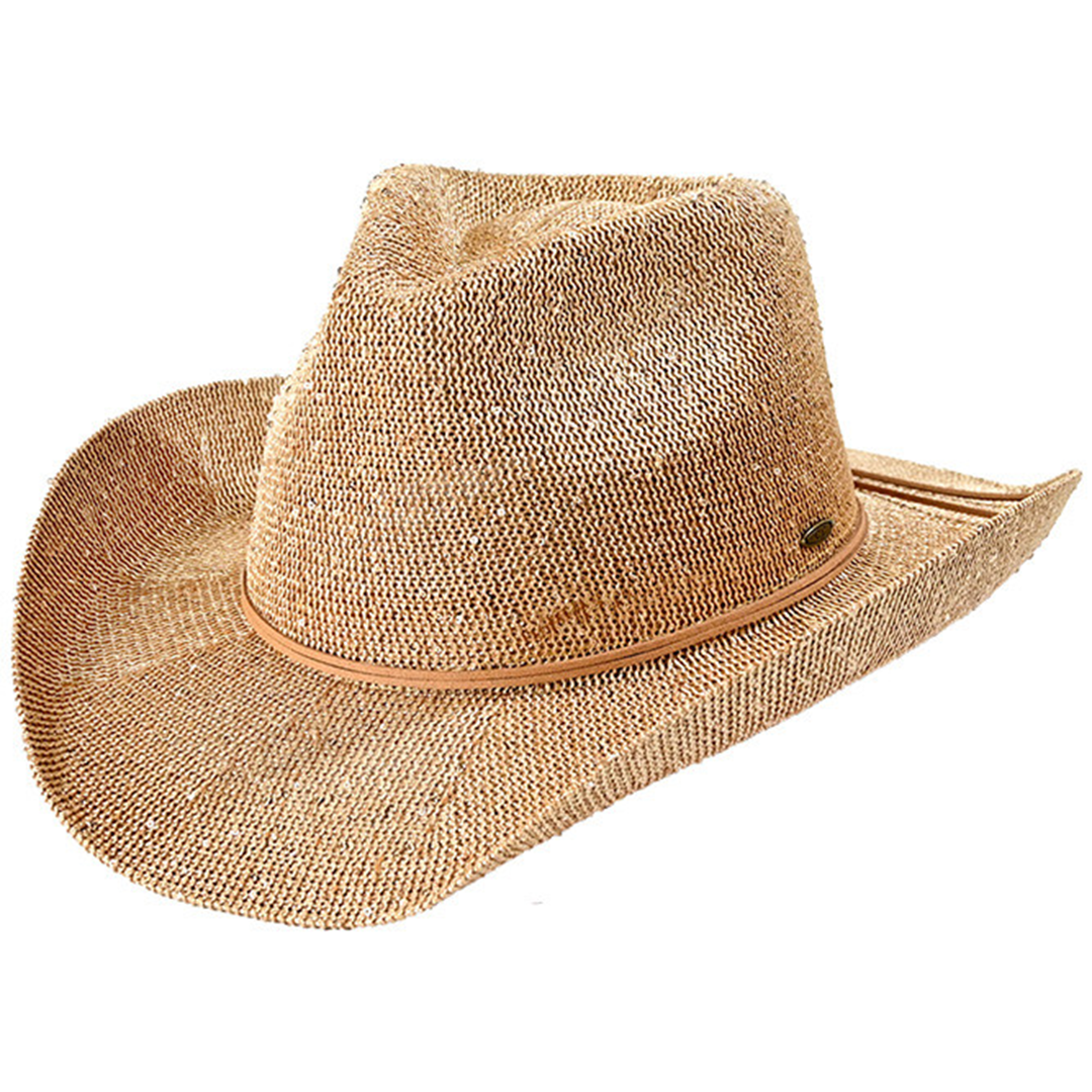 Chapeau de cowboy à paillettes Vegas pour femme C.C Brand