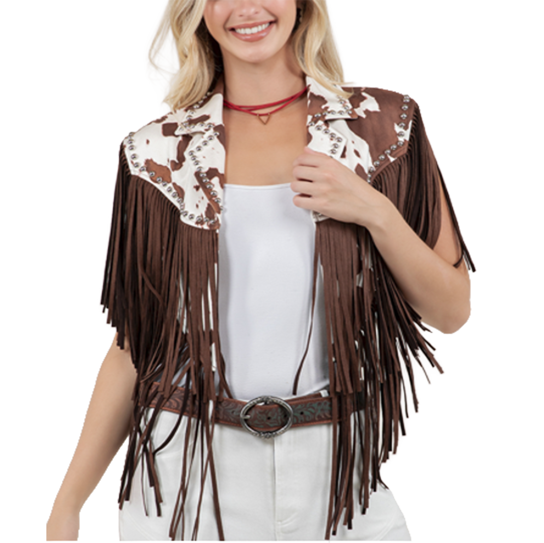 Saints & Hearts Women's Fringe Vest