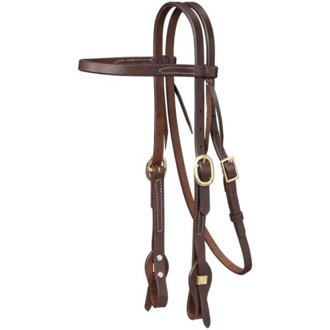 Bridon en cuir Tough 1 Royal King avec embouts à changement rapide