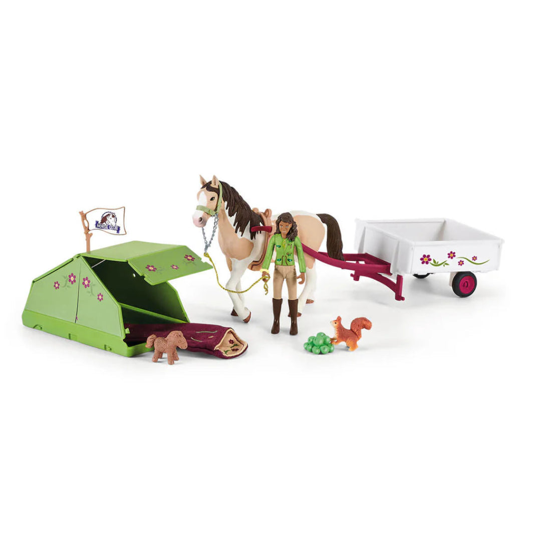 Schleich Cowgirl HORSE CLUB L'aventure camping de Sarah
