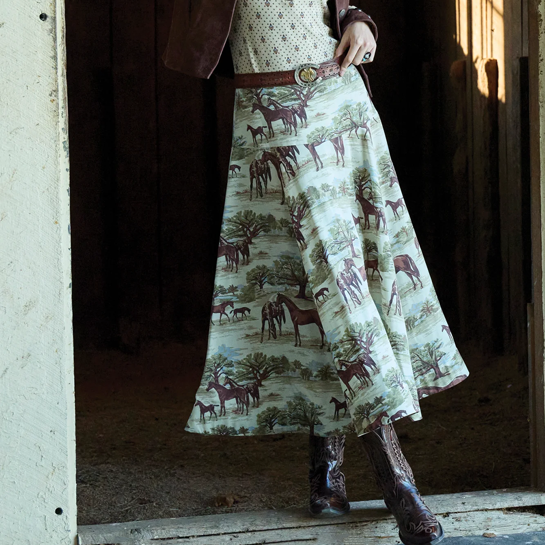 Double D Ranch Women's Horsiculture Skirt